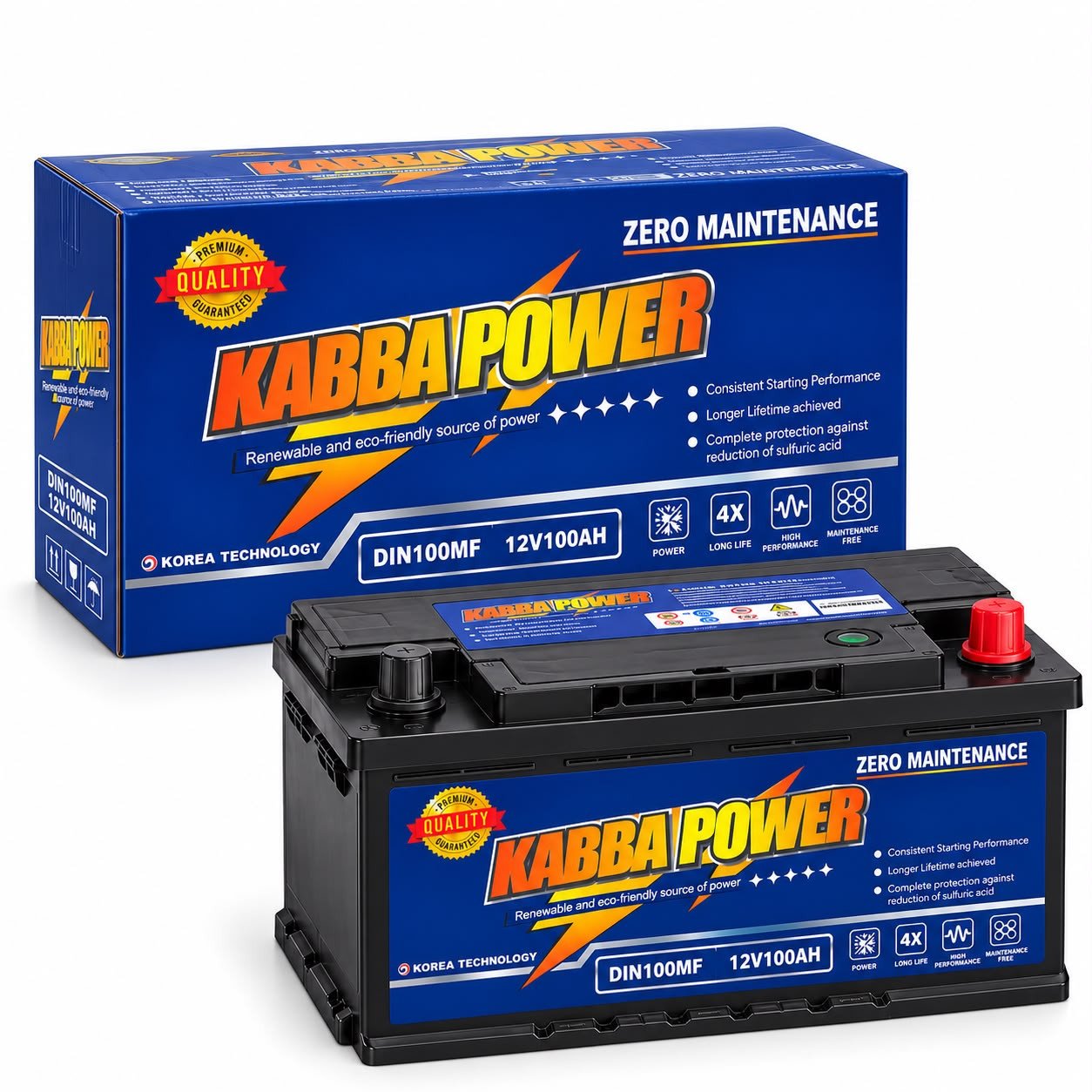 Batterie KABBA POWER - (12v 100 AH)