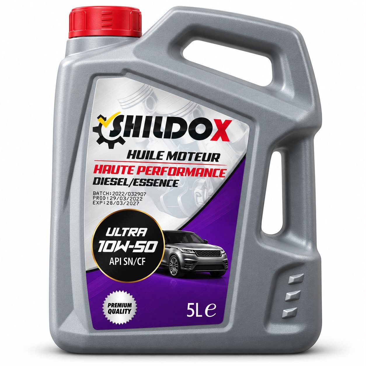Huile de moteur SHILDOX ultra10W-50 (5L)